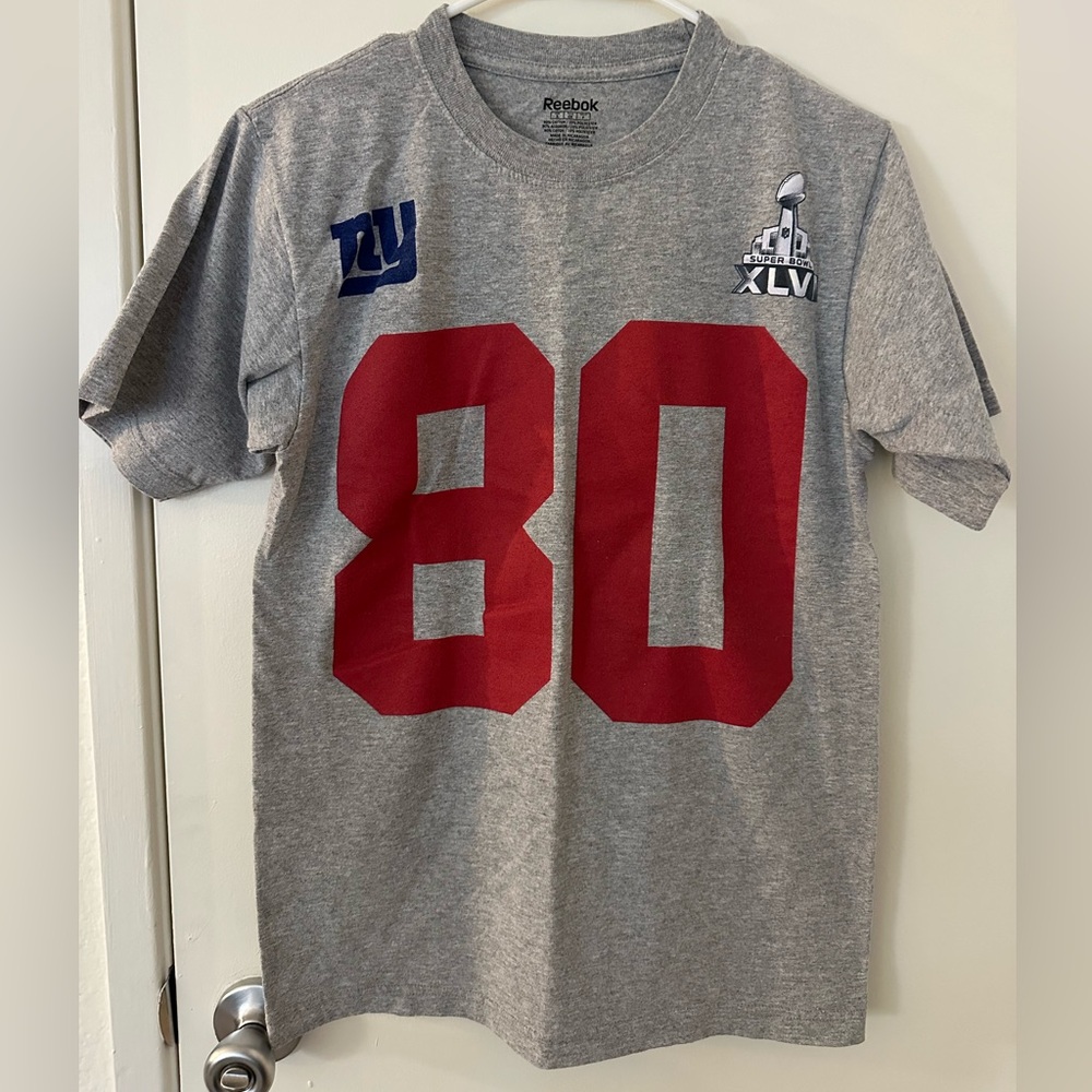 Reebok men’s NY Giants superbowl tshirt
